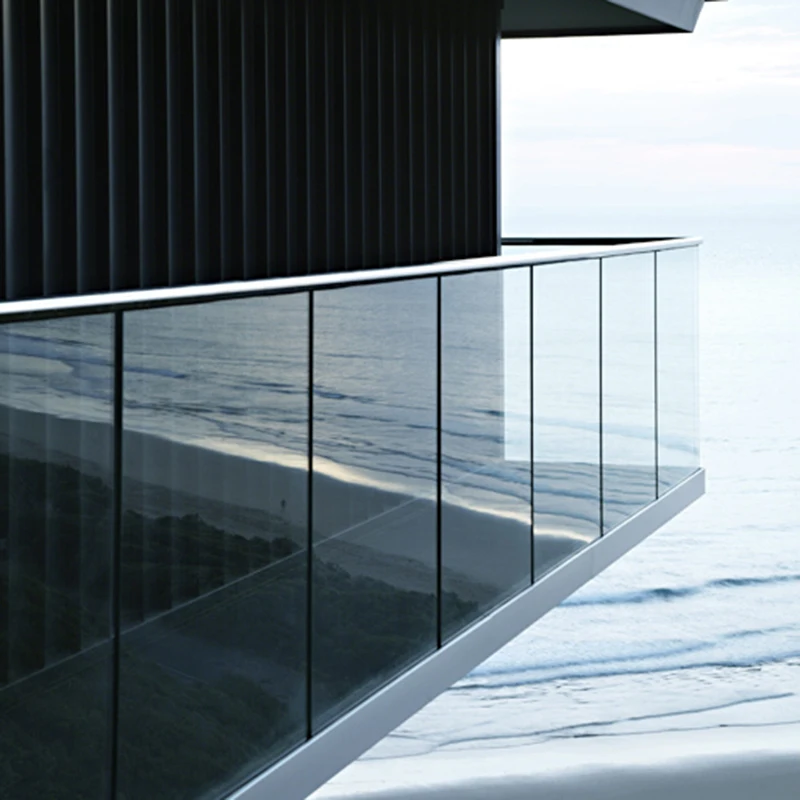 Chinese Factory Aluminum U Base Channel/Shoe Glass Balustrade/Railing System Oem Frameless Glass Railing System