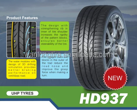 Factory Car Tire Popular Tyre HAIDA HD937 UHP tyre 245/50R20 255/45ZR20 With cheap price