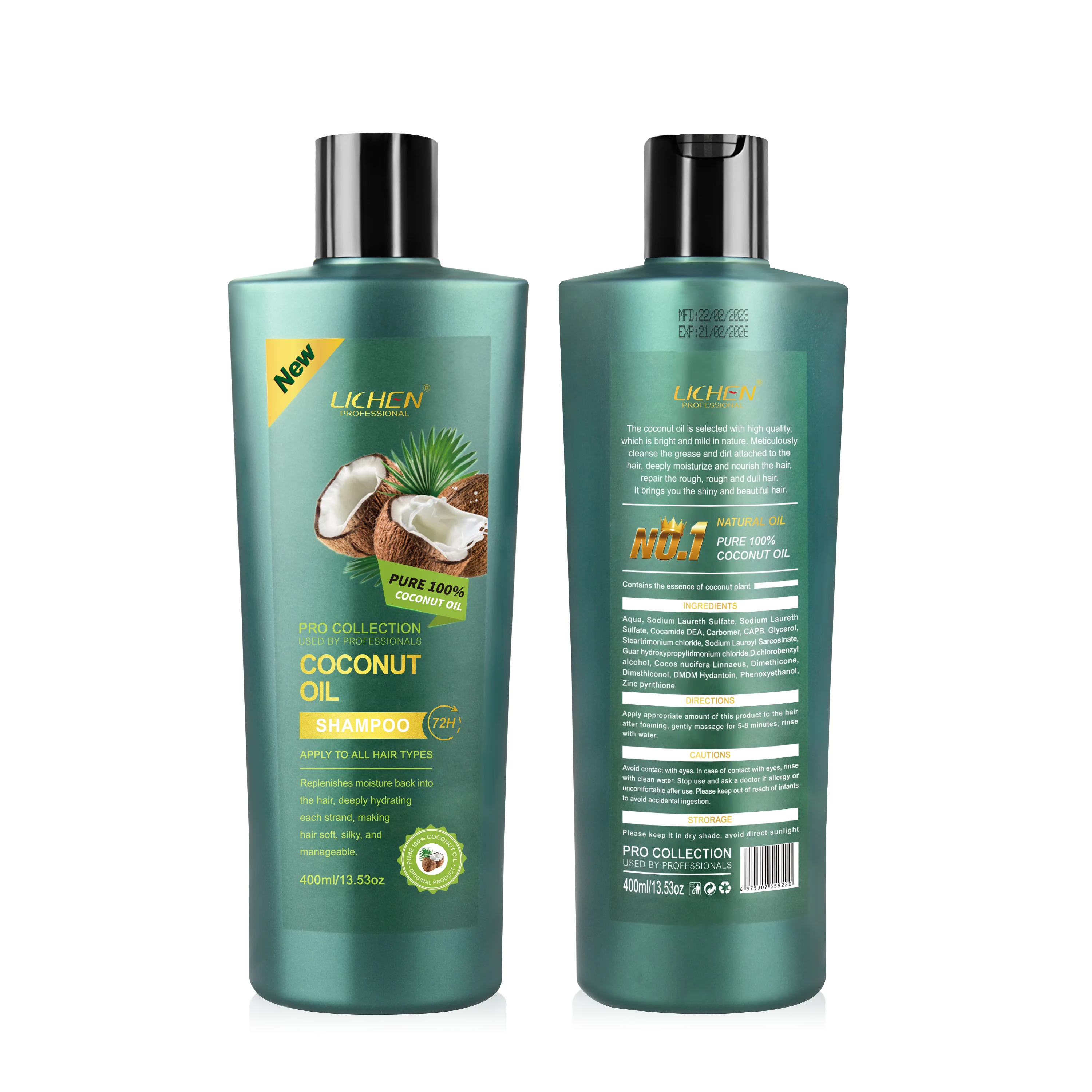 sulfate free clarifying and smoothing shampoo and conditioner natural Organic Moroccan Argan Oil Shampoo