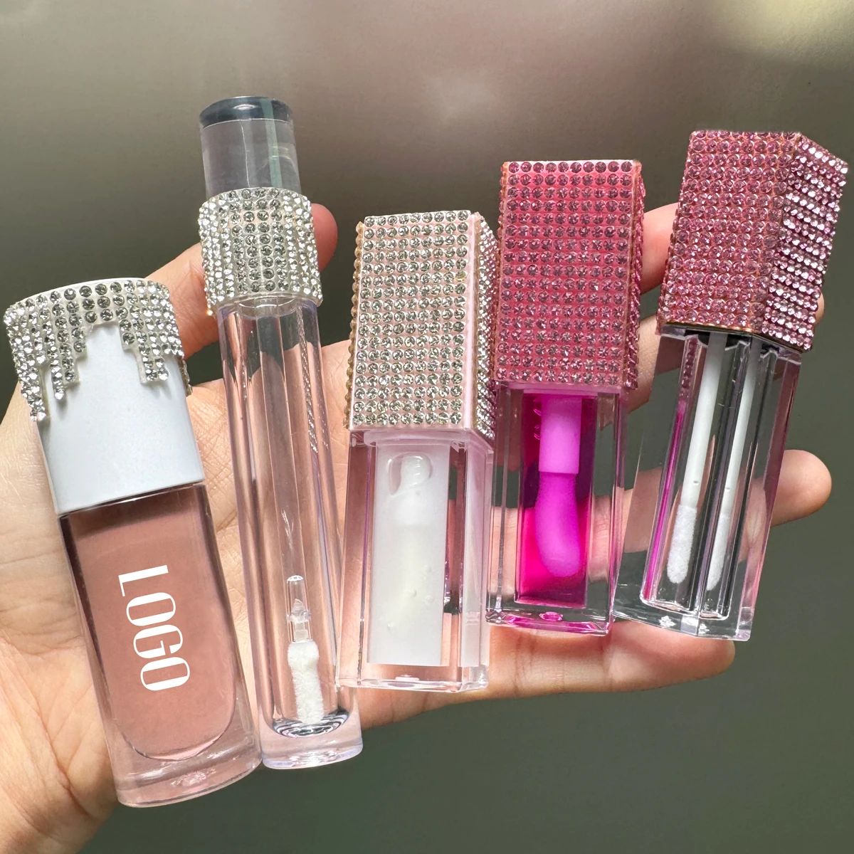 Diamond Luxury Glossy Magic Plumping Fruit Shiny Lip Oil Private Label Vegan Color Changing Lip Oil