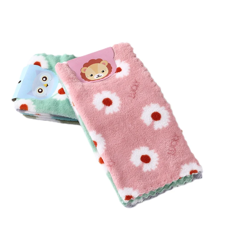 HUADU Microfiber Waffle Weave Kitchen Towels Dish Cloth Opp Bag Customized Square Cleaning Towel 3 PCS 16inch X 24inch 30cm*40cm