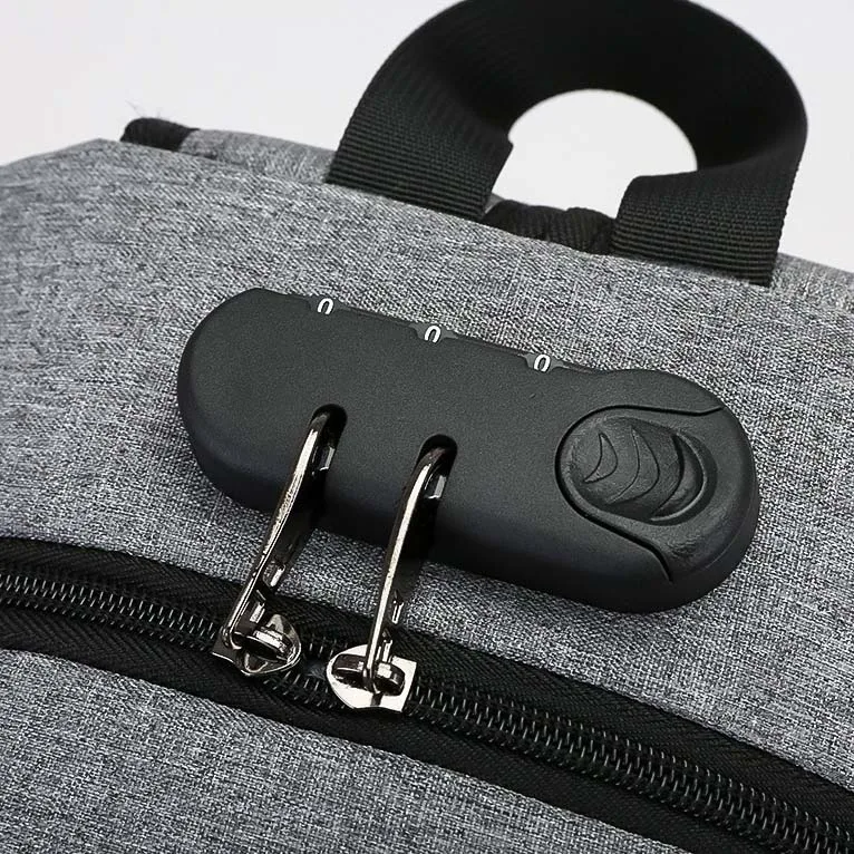 Expandable Anti Theft USB Charging Laptop Backpack For Men Business Notebook Back Pack Smart Travel Work Bag