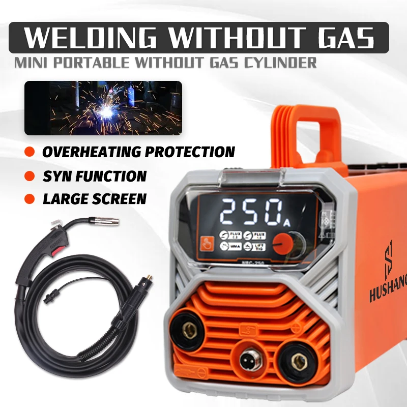 120Amp 220V NEW Portable Digital flux mig tig mma 3 in 1 mig welding machine without gas 1kg household Gasless MIG Welders