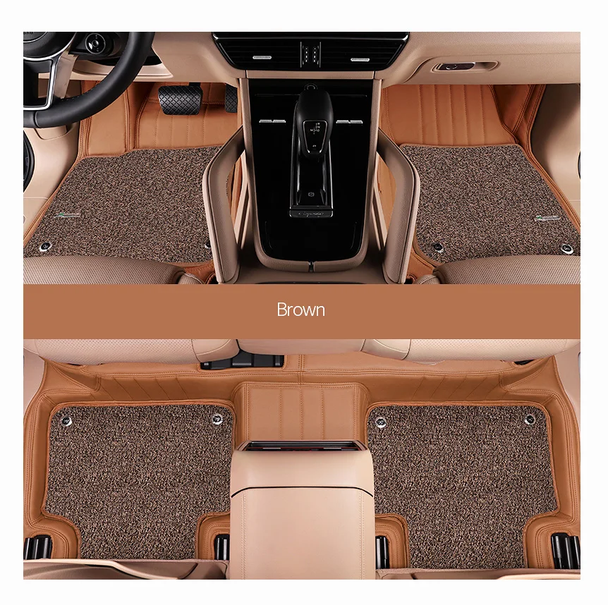 Universal 4d pvc fabric original car floor mats for swift dizar 2018 volkswagen polo volvo s80 nissan 350z sunny