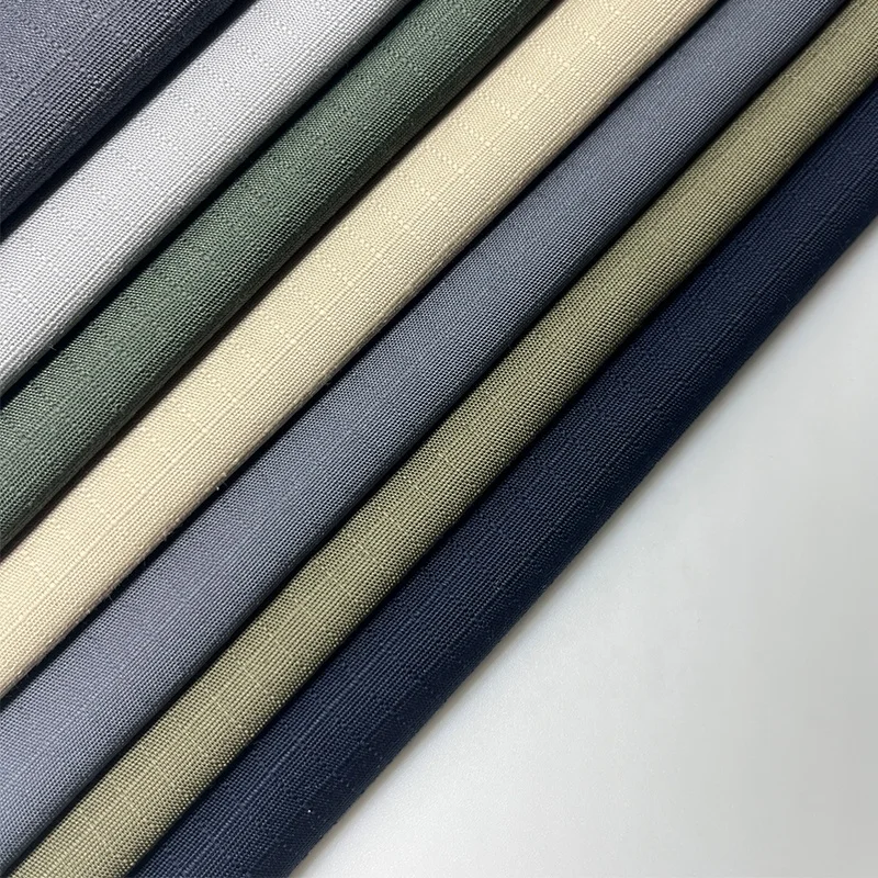 Textile fabric manufacturer wholesale solid dyed woven TC polyester/cotton security guard uniforms plain ribstop ripstop fabrics