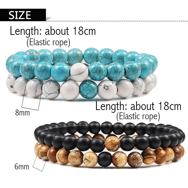 bulk bright with 3 mm 4mm 6mm crystal couple custom bangles natural luxury jewelry 2020 women mens bead bracelets