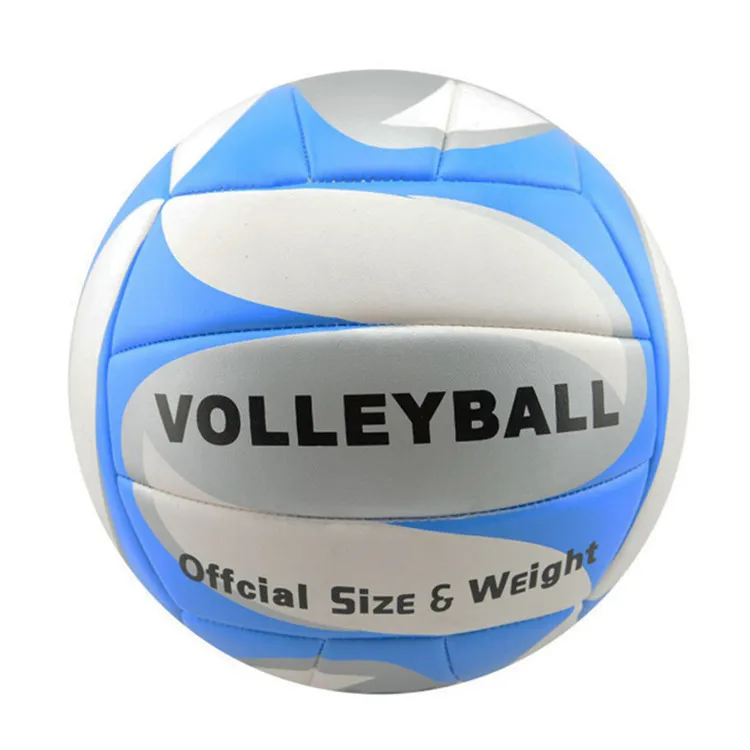 Custom Design Indoor Competition Volleyball Official Size PU Machine Stitched Volleyball Soft Touch Volleyball