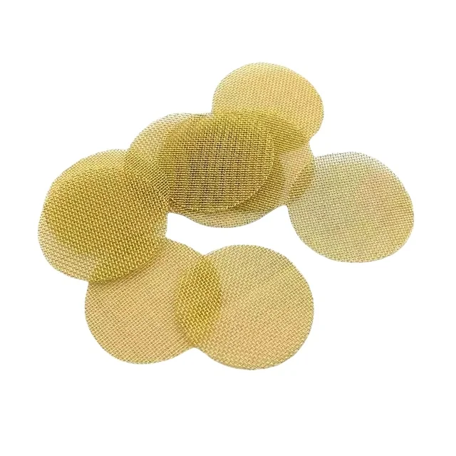 Spot Supply304 Stainless Steel Smoke Pipe Screen Tobacco Pipe Filters Smoking Glass Smoking Pipe Screen