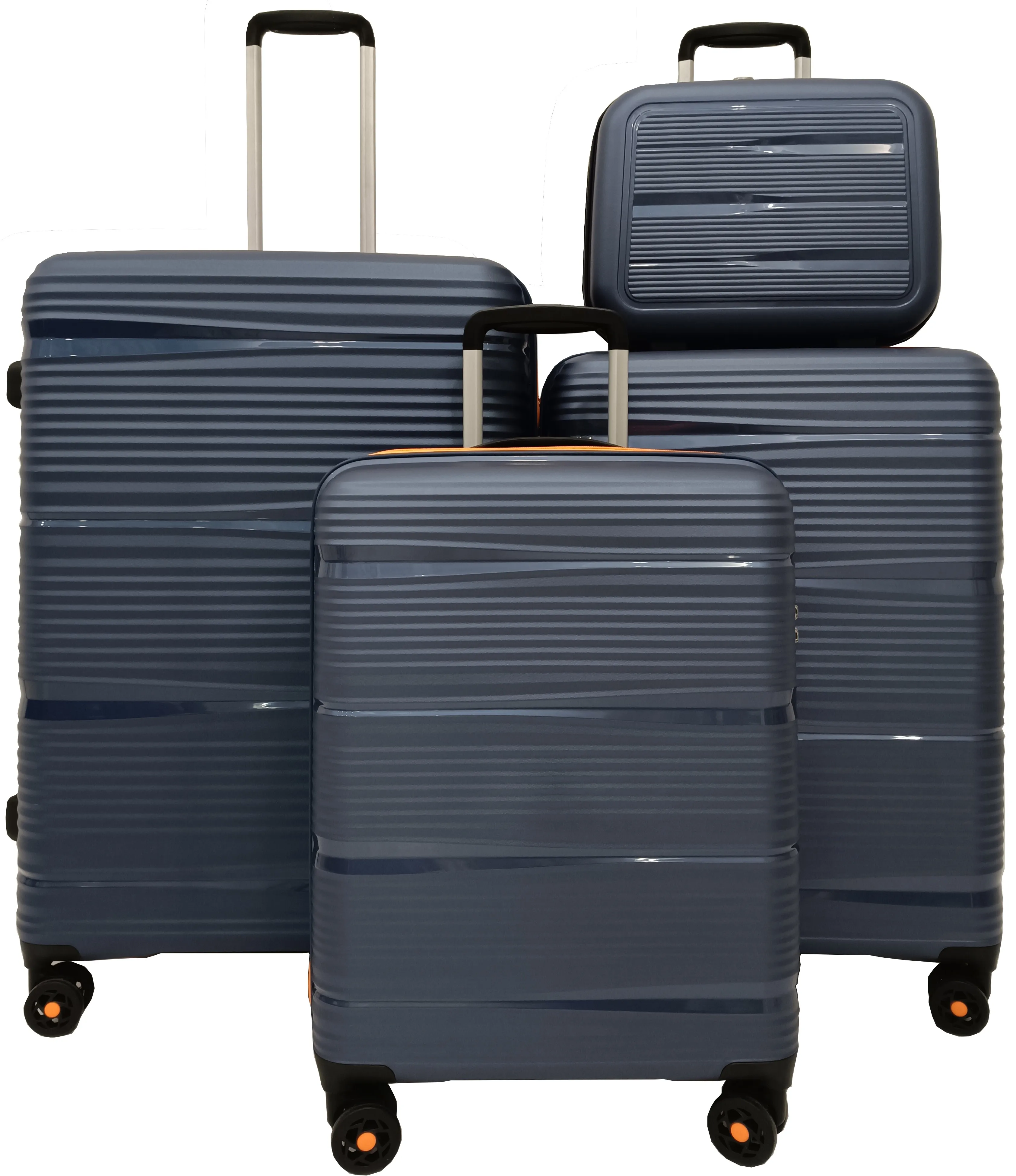 Factory Price High Quality 13 20 24 28 Travel  Trolley Suitcase 4pcs PP Carry on Luggage Sets