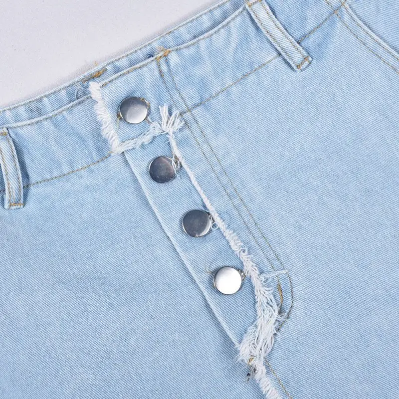 New style Denim Skirt Cheap Mini Sexy Jeans Short Street Wear Skirt Ladies Boutique Clothing 2023 Denim Tassel Mini Skirt