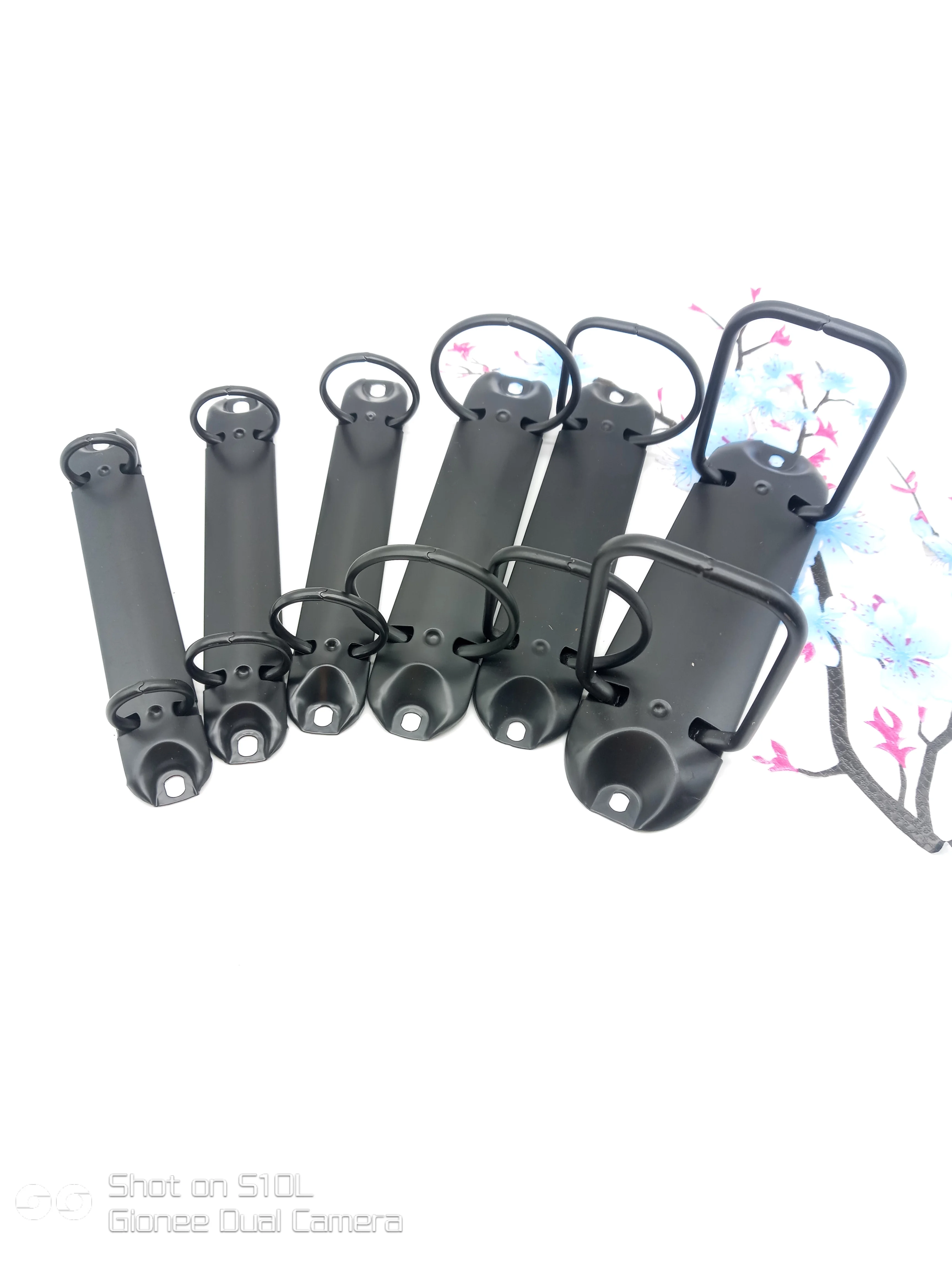 Best selling pull open metal binder 3R 4 R 6R ring clip / black binder folder Metal 6-Ring Binder Mechanism A5 A6 A7 Pink Purple