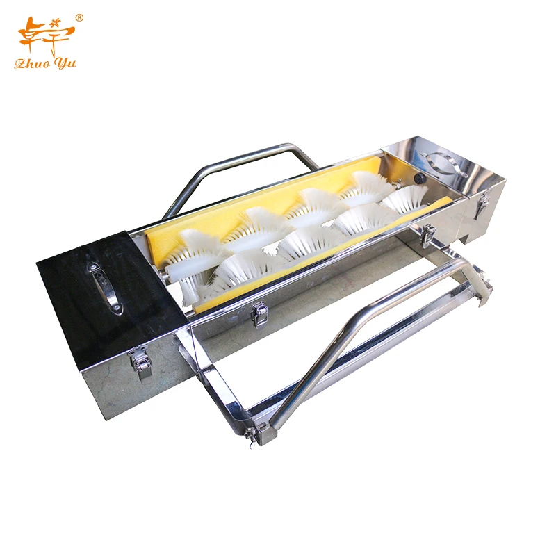 Beekeeping Equipment Horizontal Automatic Honey Bee Brush Electric Bee Sweeper 12v