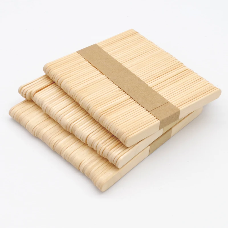 Биоразлагаемые экологически чистые круглые деревянные палочки для мороженого