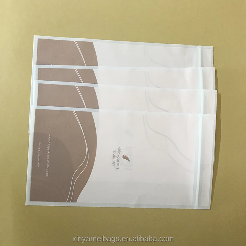 custom corn starch biodegradable plastic bag for packaging