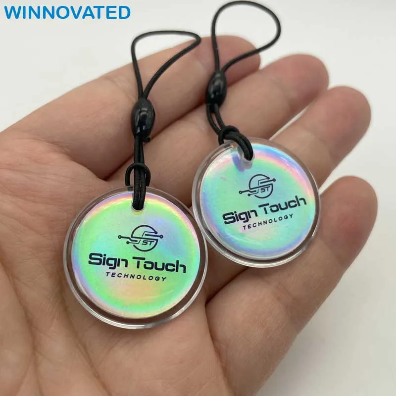 Water Resistant 13.56 mhz NFC Tag Sticker