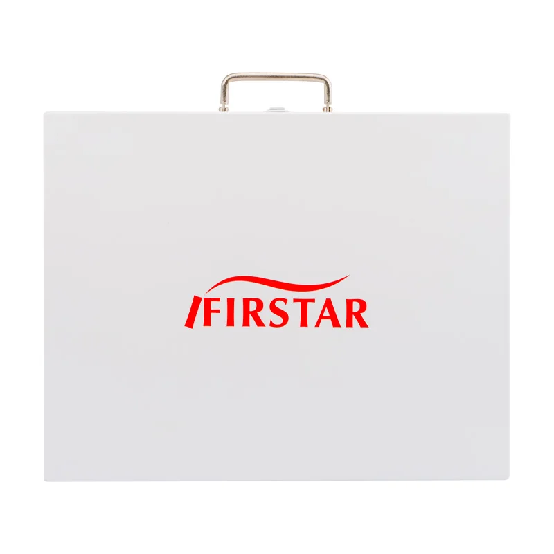 First Aid Medicine Metal Storage Cabinet Square Household Medicine Storage Box Wall Mounted Case