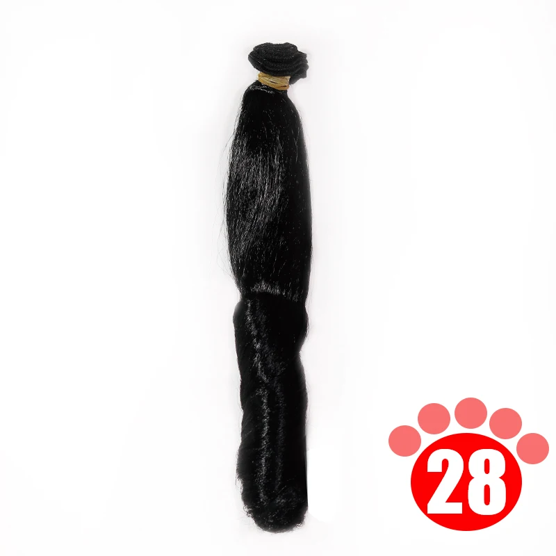 20*100cm Multicolor Gold Brown Black Silver Soft Hair Fur BJD Wigs Doll Head Hair Real Extension