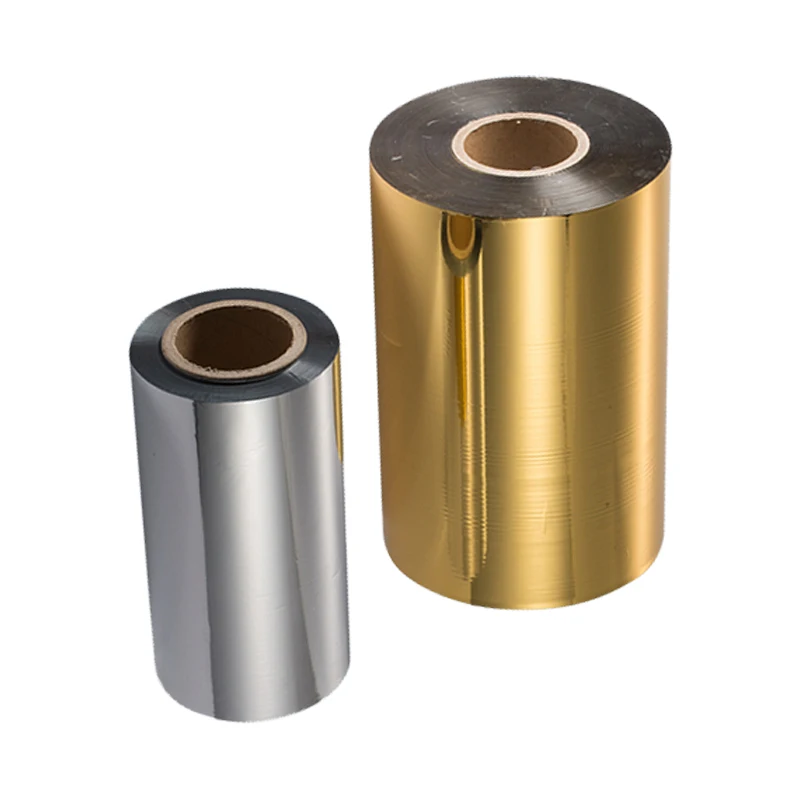 Transparent Metalized Translucent Opaque Plastic PET Sheet 25/37/50/75/125 Microns Golden PET Film For Food Packing