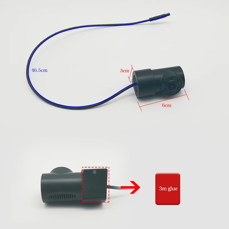 no light night vision IR infrared inside vehicle camera 360 degree AHD1080P/720P/480P 4pin AV connector 2.5mm