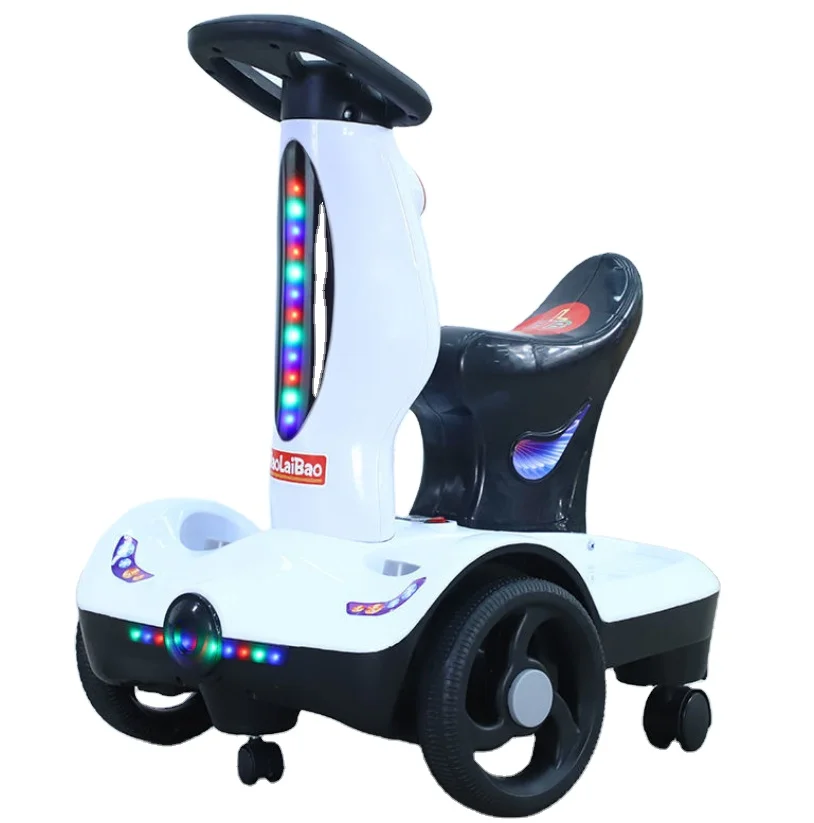 Производители поставляют Детский Электрический игрушечный автомобиль для езды на мотоцикле внутри и снаружи четырехколесный Балансирующий скутер