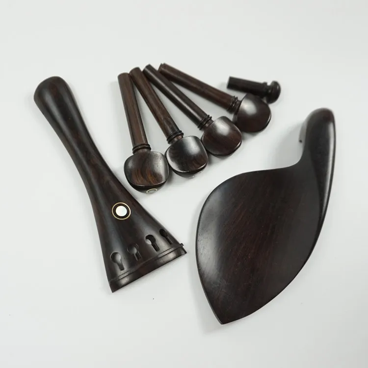 china ebony  violin with ebony pegs and ebony tailpiece
