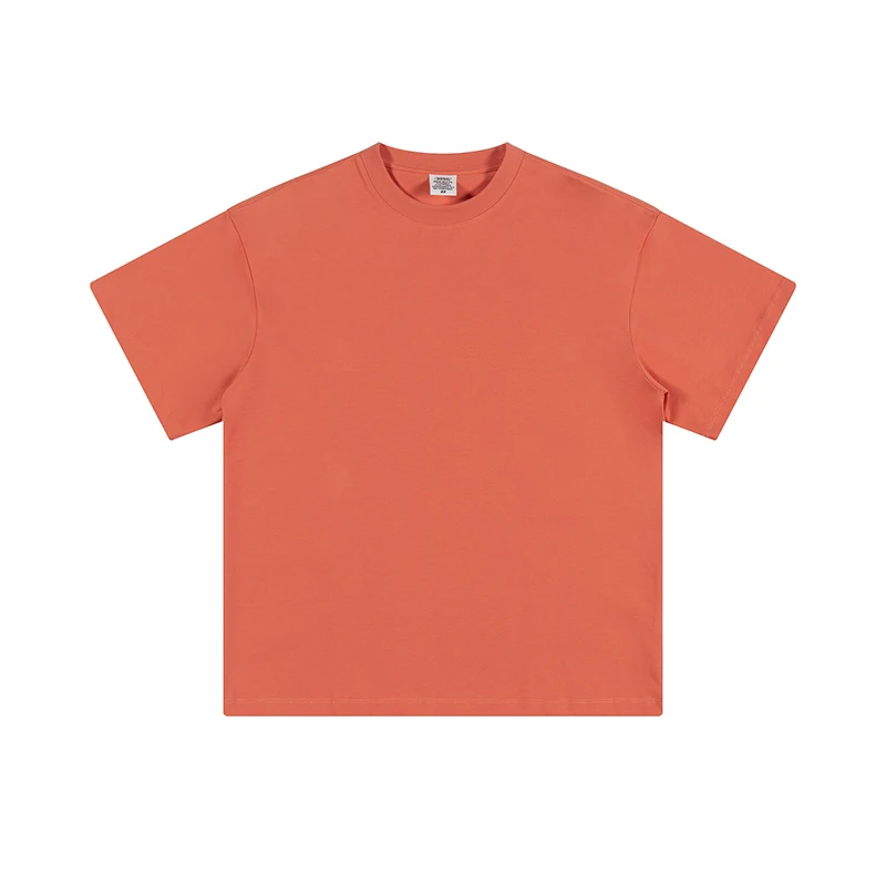 T Shirts in Bulk Cotton Heavyweight 305GSM Custom Embroidery Screen Printing Logo for Sale Drop Shipping Cotton T-shirts