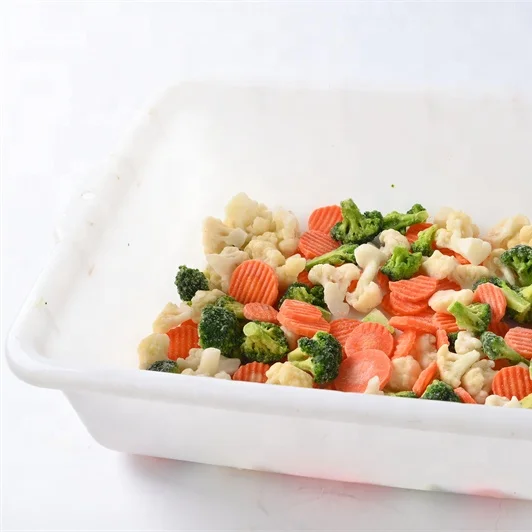 Chinese Spices Factory Supply FROZEN/ IQF Vegetable Blend Blocks Retailed Package  In Very Fresh Condition for Quick Cook