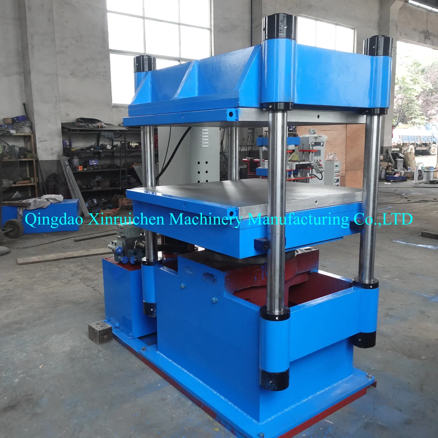 Automatic hot pressing oil seal vulcanizer four column hydraulic vulcanizing molding machine