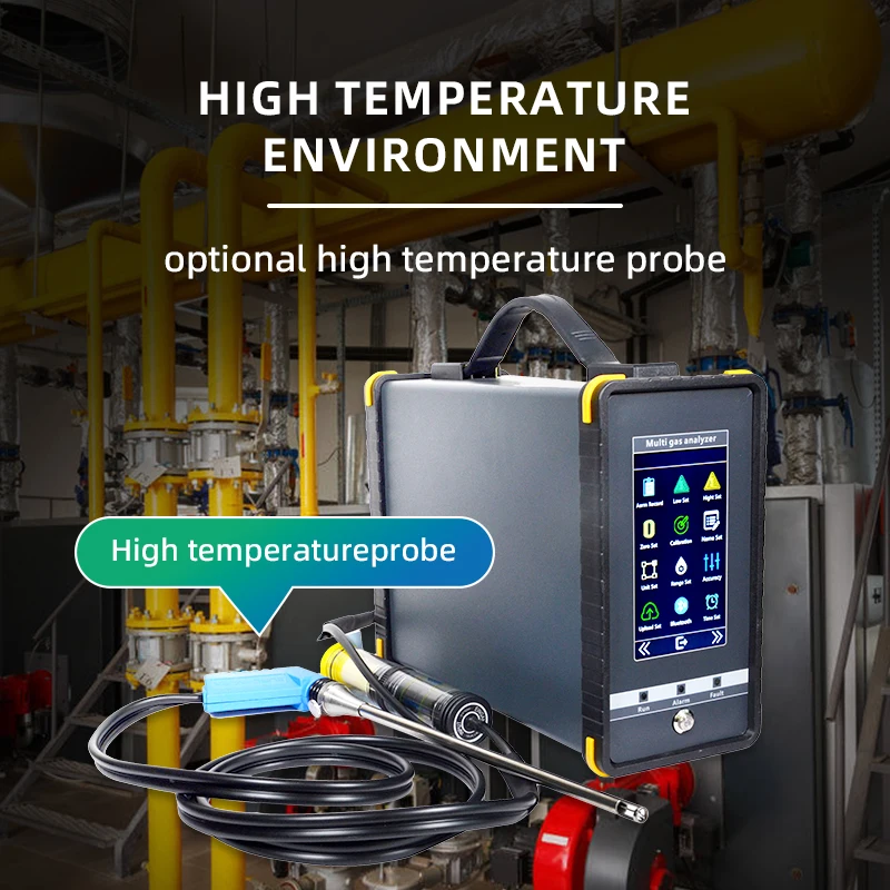 IP65 S360 Portable Industrial Gas Analyzer Detector Carbon Monoxide with Display and Built-In Pump Suction Type