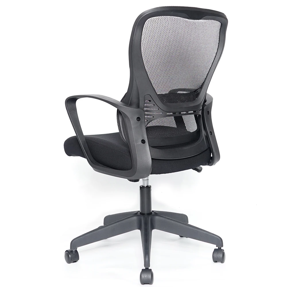 Kabel High Quality Mid Black Mesh Back Ergonomic Chair Office Visitor Pc Chairs