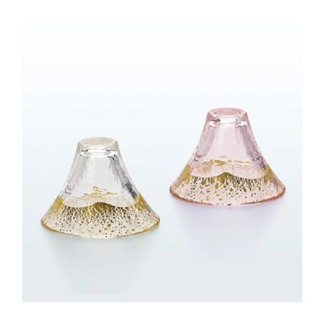 TOYO SASAKI GLASS hand made small tea cup gift set glass drinkware
