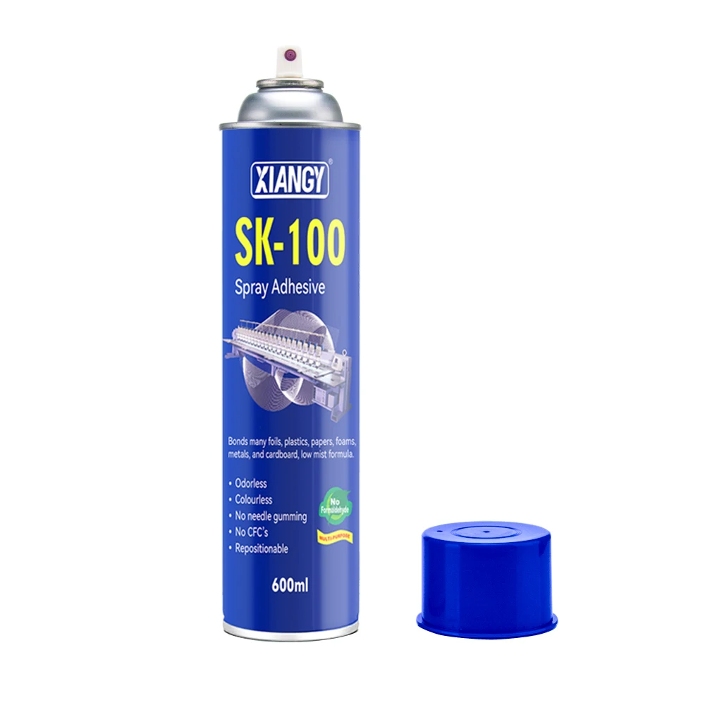 SK-100 Repositionable Fabric Adhesive Temporary Spray Glue for Embroidery