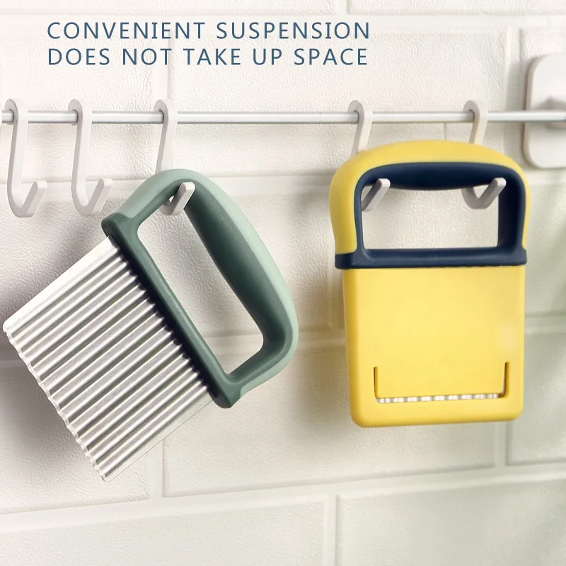 Новое поступление ручной сверлильный резак из нержавеющей стали для овощей волнистые лезвия картофеля