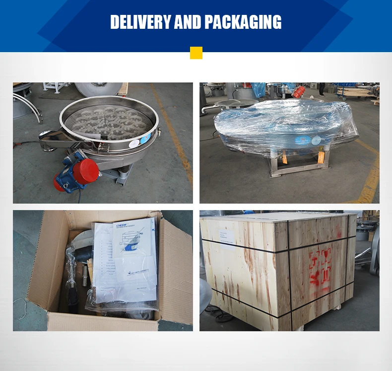 Provender particles sieving easy-cleanning system straight flow vibrating screen machine