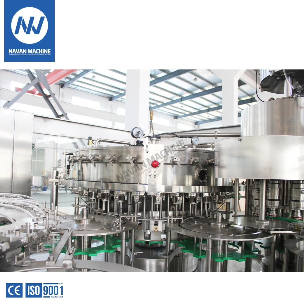 Navan Full Set High Quality Automatic Small Carbonated Drink Filling Machine