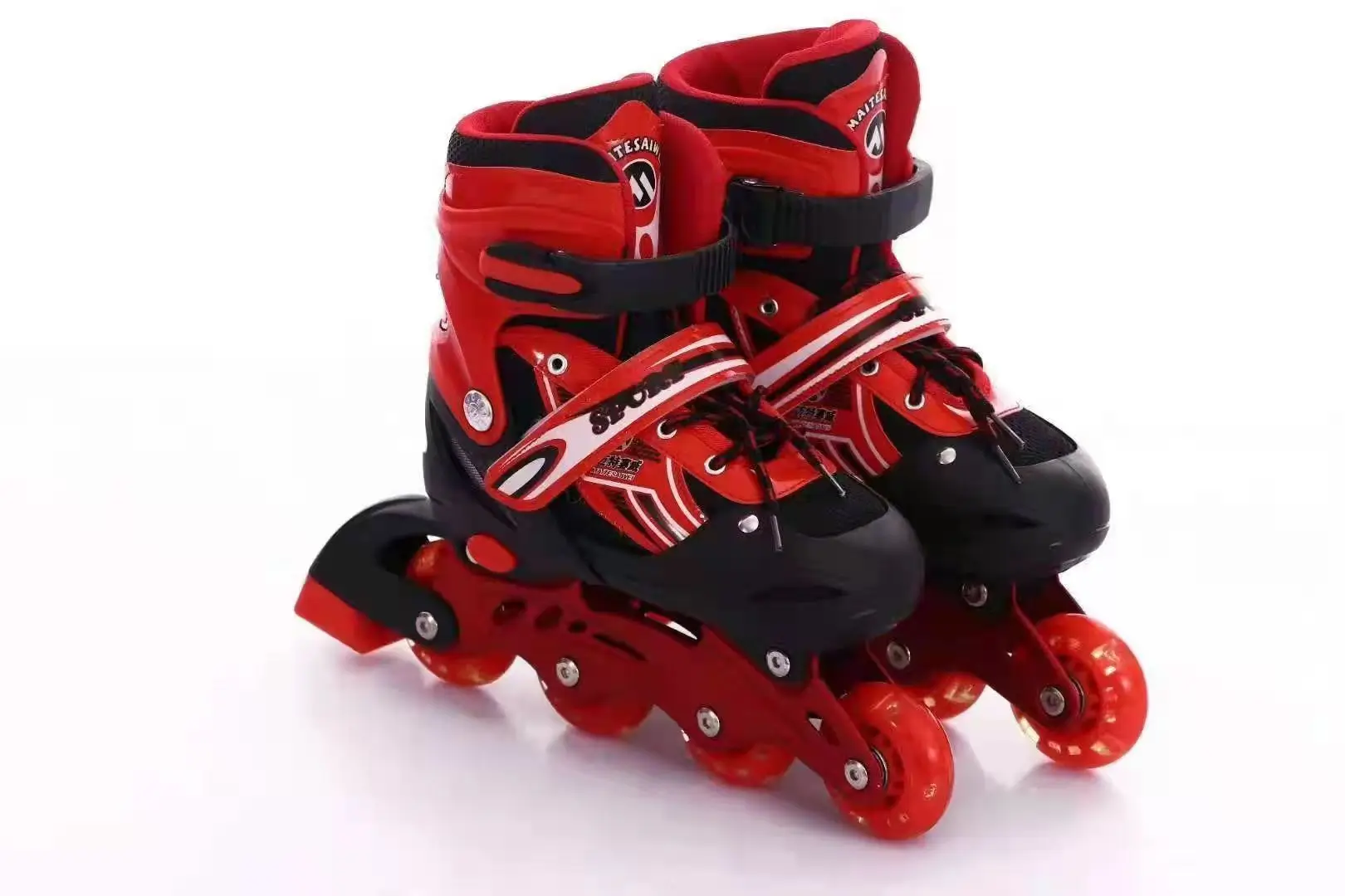 2022 Adjustable Kids Skating Shoes Custom Flash Wheel Inline Roller Skates Set for Children