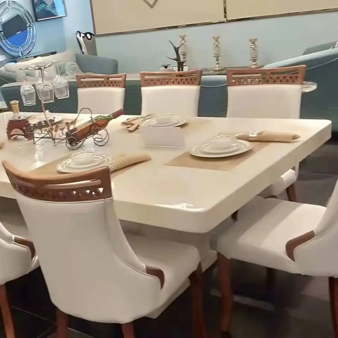 Good Quality Cheap European Style Antique Dining Room Table Classic Luxury Furniture Dinner Table