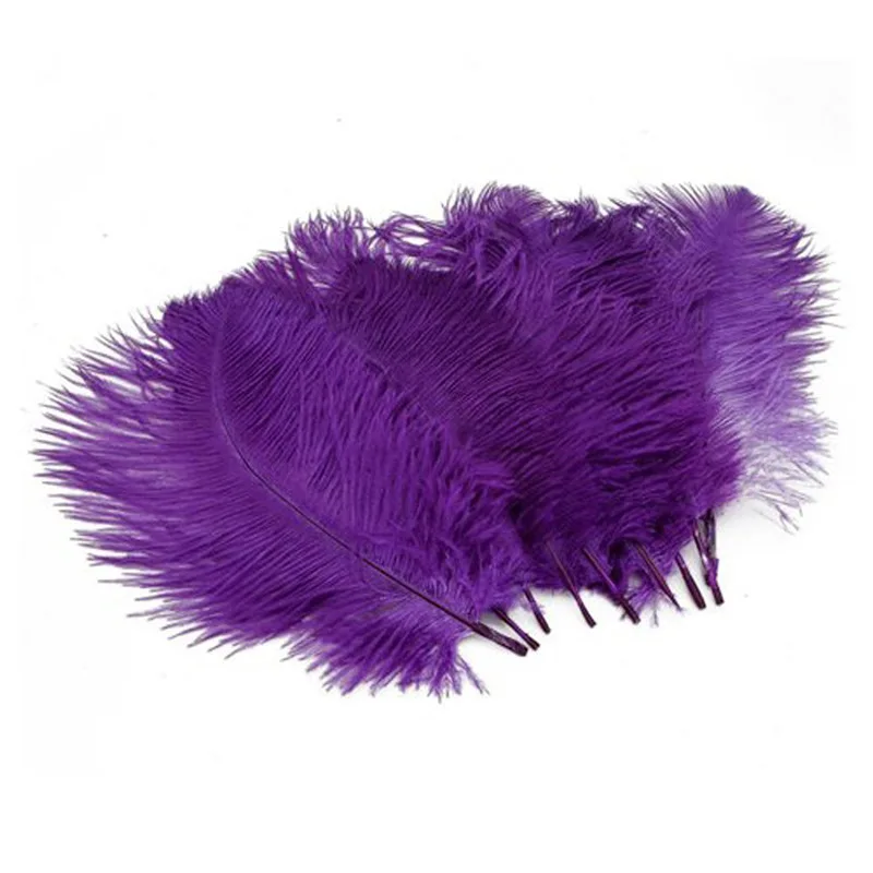 25-30cm High Quality Multi-Color Smooth Fluffy Natural Ostrich Feather for Dancer Decoration