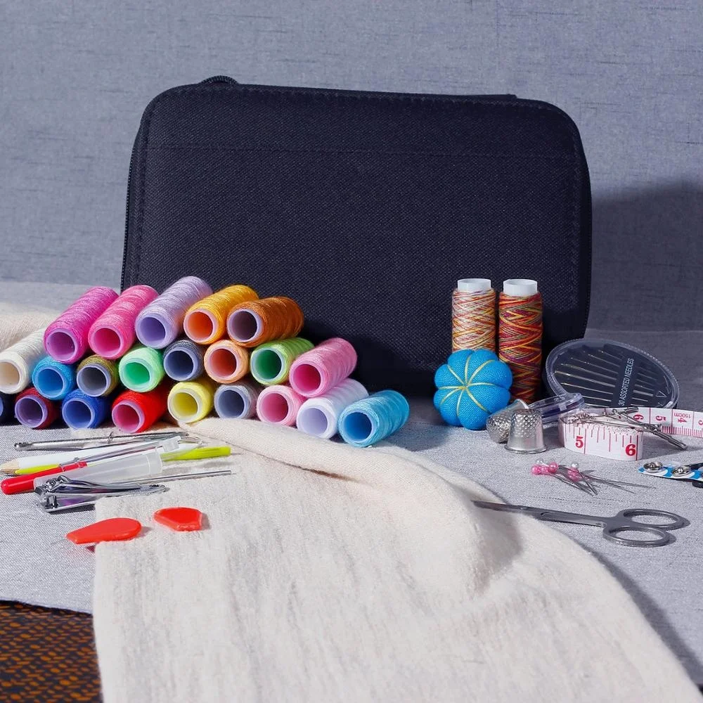 
Custom 98 PCS Portable Mini Travel Sewing Kit and Sewing Accessories For Home Travel Repair 