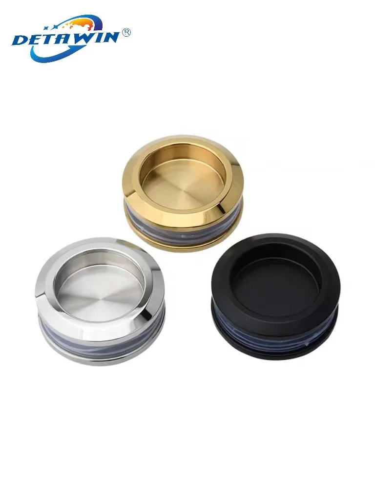 Polished Satin Finish Round Glass Door Pull Handle Bathroom Shower Door Hardware Fitting