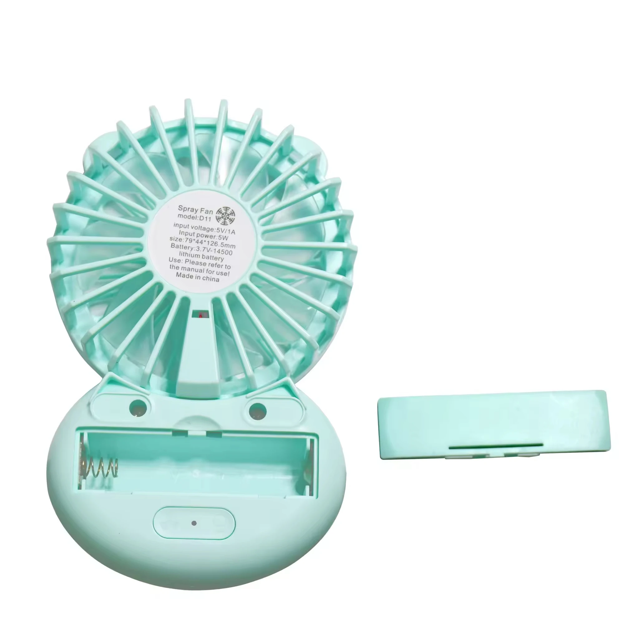 Mini Fan Foldable Fill Light USB Charging LED Clip Hanging Neck Fan Mobile Phone Photo Lamp for Desktop