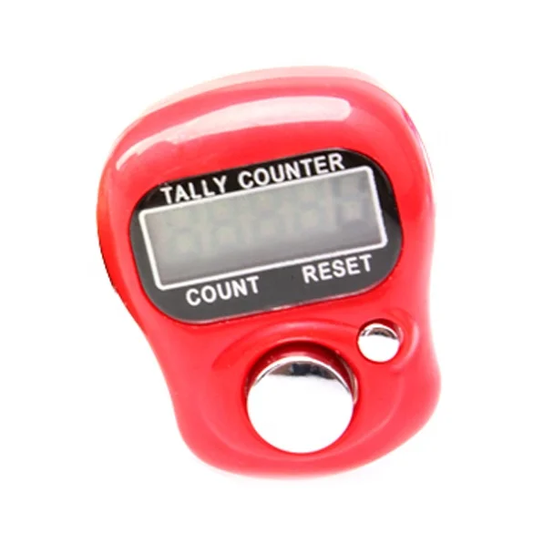 Electronic Digital Counter LCD Portable Hand Operated Tally for Kitchen Random Colo