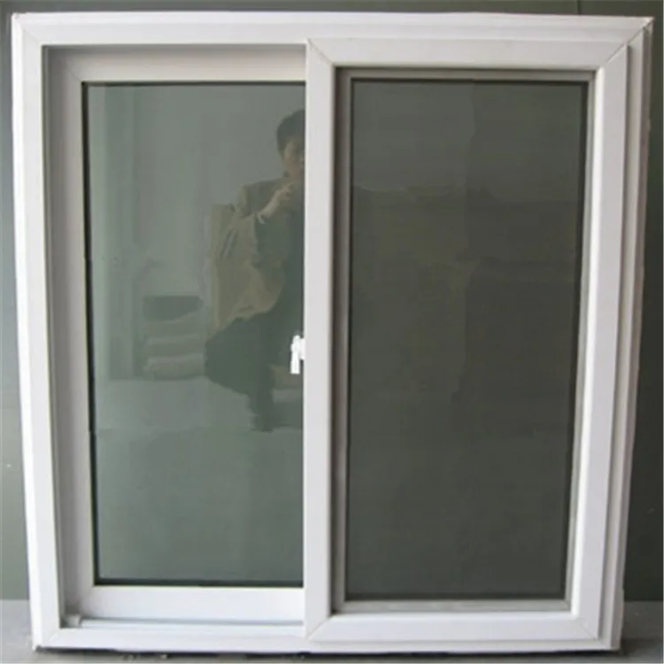 Upvc Windows Cheap Price Tempered Glass Interior Home Grill Design Pvc Sliding Window Aluminum Alloy Frame Sliding Horizontal YJ