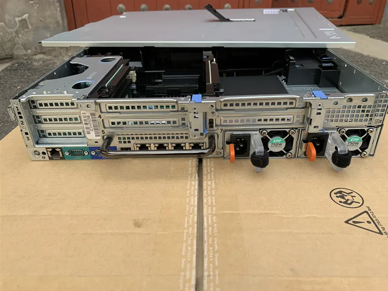  Хорошая цена Dell Poweredge R730 стойка б/у Восстановленный сервер DDR4 2U Xeon