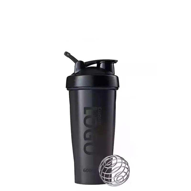 Fitness sports water cup Portable Pre Workout Whey Protein Drink Cup with Blending Ball