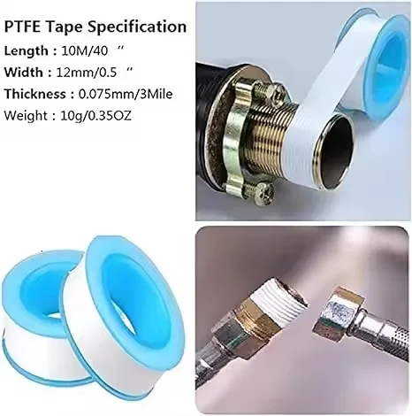 100% PTFE Thread Sealing Tape for Hose Modern Design Water Pipe Tape for Apartment Use