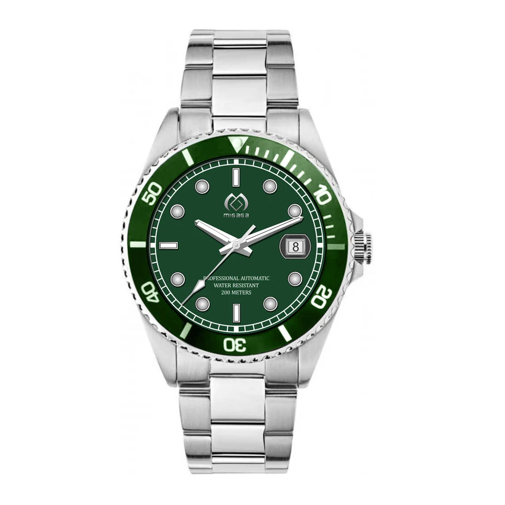 MIGAGA top Brand watch make custom watch luxury rose gold mens mechanical watch