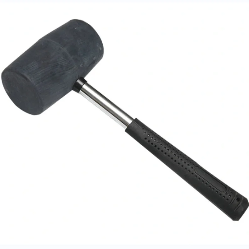 Striking Tools 8/12/16/24oz TPR handle black rubber mallet hammer for flooring  furniture and garden tools