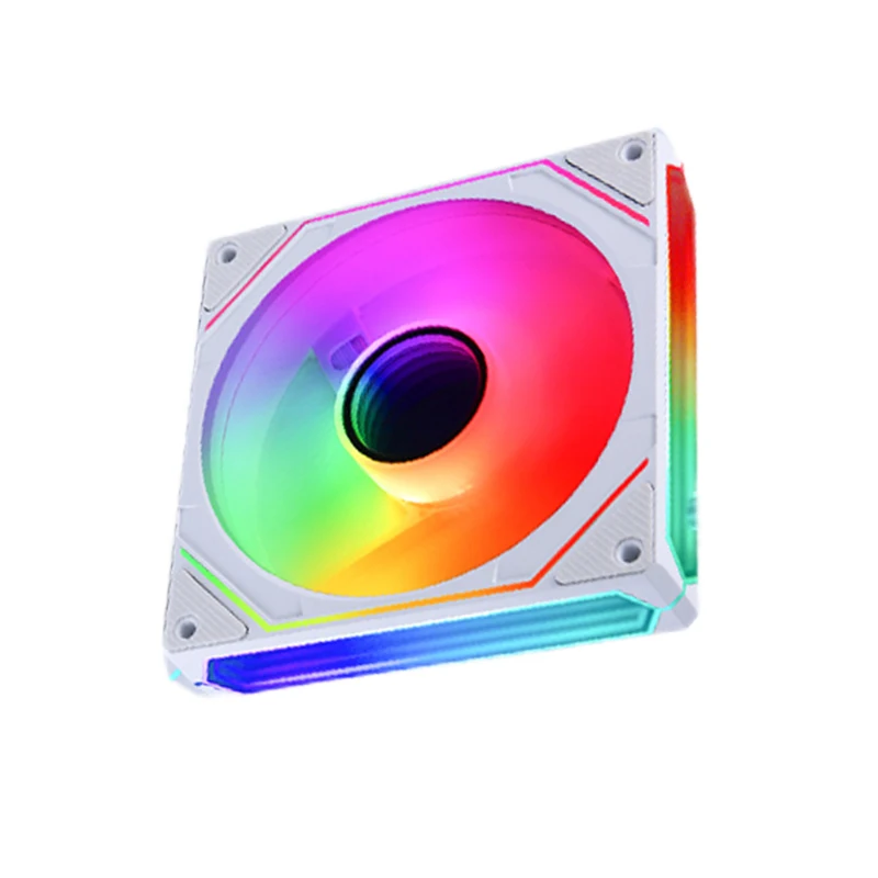 CPU Fans for PC Gaming Lovingcool Large Air Volume Computer Hydraulic Fan Cooler Magic Mirror Design Plastic RGB Fan 120mm
