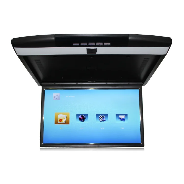 15.6 / 17.3/19/22 inch roof car lcd monitor with hd-mi input bus tv truck tv application MP5 player with grey beige black color